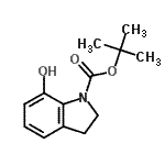CAS#: 945771-04-0, 2-Methyl-2-propanyl 7-hydroxy-1-indolinecarboxylate