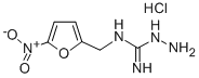 CAS 登录号：946-48-5， 1-(5-硝基呋喃-2-基)亚甲基氨基盐酸胍