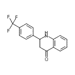 CAS 登录号：946049-56-5， 2-[4-(三氟甲基)苯基]-2,3-二氢-4(1H)-喹啉酮