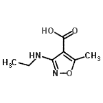 CAS 登录号：946197-87-1， 3-(乙基氨基)-5-甲基-1,2-恶唑-4-羧酸