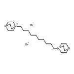 CAS#: 94630-53-2, 1,1'-(1,10-Decanediyl)bis-4-aza-1-azoniabicyclo[2.2.2]octane dibromide