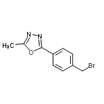 CAS#: 946409-17-2, 2-[4-(Bromomethyl)phenyl]-5-methyl-1,3,4-oxadiazole
