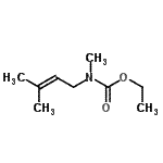 CAS#: 94646-39-6, Ethyl methyl(3-methyl-2-buten-1-yl)carbamate