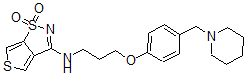 CAS#: 94662-39-2, N-(4-(3-(1-Piperidinylmethyl)Phenoxy)Propyl)Thieno[3,4-d]Isothiazol-3-Amine 1,1,-Dioxide
