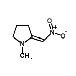 CAS 登录号：94662-64-3， (2E)-1-甲基-2-(硝基甲基烯)吡咯烷