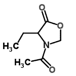 CAS 登录号：94664-19-4， 3-乙酰基-4-乙基-1,3-恶唑烷-5-酮