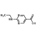 CAS#: 946706-58-7, 2-(Ethylamino)-5-pyrimidinecarboxylic acid