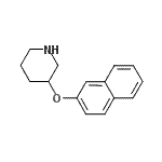 CAS#: 946726-09-6, 3-(2-Naphthyloxy)piperidine