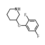 CAS#: 946726-18-7, 3-(2,5-Difluorophenoxy)piperidine