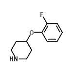 CAS#: 946726-21-2, 4-(2-Fluorophenoxy)piperidine