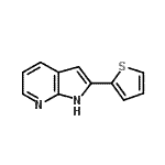 CAS#: 947017-65-4, 2-(2-Thienyl)-1H-pyrrolo[2,3-b]pyridine