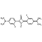 CAS#: 94703-33-0, (4Z)-2-[4-(Dimethylamino)-2-fluorophenyl]-4-[4-(dimethyliminio)-2-fluoro-2,5-cyclohexadien-1-ylidene]-3-oxo-1-cyclobuten-1-olate