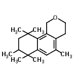 CAS#: 94713-17-4, 5,7,7,8,10,10-hexamethyl-3,4,8,9-tetrahydro-1H-benzo[h]isochromene