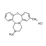 CAS#: 94713-27-6, 1,3,4,14B-Tetrahydro-2,7-Dimethyl-2H-Dibenzo[b,f]Pyrazino[1,2-d][1,4]Oxazepine Monohydrochloride