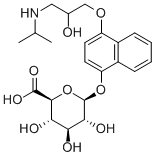 CAS#: 94731-13-2, 4-HydroxyPropranolol Glucuronide