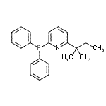 CAS 登录号：947315-18-6， 2-(二苯基膦基)-6-(2-甲基-2-丁炔基)吡啶