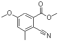 CAS#: 94742-93-5, Methyl 2-cyano-5-methoxy-3-methylbenzoate