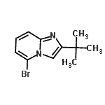 CAS#: 947533-74-6, 5-Bromo-2-(2-methyl-2-propanyl)imidazo[1,2-a]pyridine
