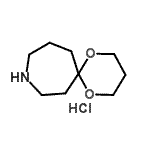 CAS#: 947534-14-7, 1,5-Dioxa-9-azaspiro[5.6]dodecane hydrochloride (1:1)