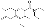 CAS 登录号：94755-15-4， 4-(烯丙基氧基)-5-丙基-N,N,3-三乙基邻甲苯甲酰胺