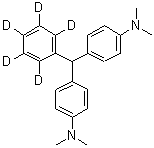 CAS 登录号：947601-82-3， 4,4'-[(<sup>2</sup>H<sub>5</sub>)苯基亚甲基]二(N,N-二甲基苯胺)