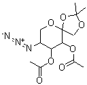 CAS#: 94801-00-0, 5-Azido-5-Deoxy-3,4-Di-O-Acetyl-1,2-O-Isopropylidene-beta-D-Fructose