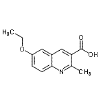 CAS 登录号：948289-62-1， 6-乙氧基-2-甲基-3-喹啉羧酸