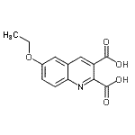 CAS#: 948289-74-5, 6-Ethoxy-2,3-quinolinedicarboxylic acid