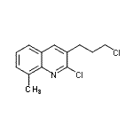 CAS#: 948290-29-7, 2-Chloro-3-(3-chloropropyl)-8-methylquinoline
