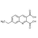 CAS#: 948290-58-2, 7-Ethyl-2,3-quinolinedicarboxylic acid