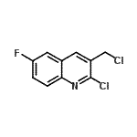CAS#: 948291-04-1, 2-Chloro-3-(chloromethyl)-6-fluoroquinoline