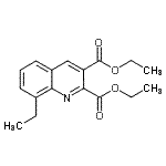 CAS 登录号：948291-49-4， 二乙基8-乙基-2,3-喹啉二羧酸酯