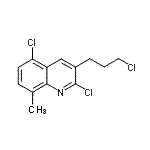 CAS 登录号：948291-96-1， 2,5-二氯-3-(3-氯丙基)-8-甲基喹啉
