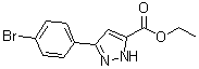 CAS 登录号：948292-48-6， 3-(4-溴苯基)-1H-吡唑-5-羧酸乙酯