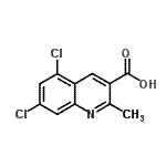 CAS 登录号：948293-69-4， 5,7-二氯-2-甲基-3-喹啉羧酸