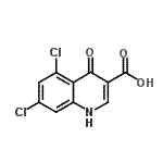 CAS#: 948293-74-1, 5,7-Dichloro-4-hydroxy-3-quinolinecarboxylic acid