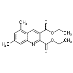 CAS 登录号：948293-92-3， 二乙基5,7-二甲基-2,3-喹啉二羧酸酯