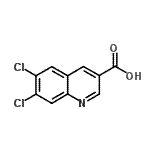 CAS#: 948294-42-6, 6,7-Dichloro-3-quinolinecarboxylic acid