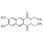 CAS#: 948294-48-2, Diethyl 6,7-dimethyl-2,3-quinolinedicarboxylate