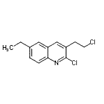 CAS#: 948294-51-7, 2-Chloro-3-(2-chloroethyl)-6-ethylquinoline