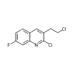 CAS#: 948294-56-2, 2-Chloro-3-(2-chloroethyl)-7-fluoroquinoline