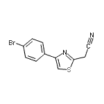 CAS#: 94833-31-5, [4-(4-Bromophenyl)-1,3-thiazol-2-yl]acetonitrile