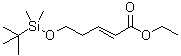 CAS#: 94844-33-4, Ethyl (2E)-5-{[dimethyl(2-methyl-2-propanyl)silyl]oxy}-2-pentenoate