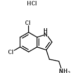 CAS 登录号：94850-28-9， 2-(5,7-二氯-1H-吲哚-3-基)乙胺盐酸盐(1:1)