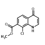 CAS 登录号：948573-54-4， 甲基8-氯-4-氧代-1,4-二氢-7-喹啉羧酸酯