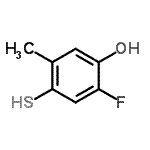 CAS#: 949019-05-0, 2-Fluoro-5-methyl-4-sulfanylphenol