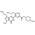 CAS#: 949091-38-7, 5-{2-Ethoxy-5-[(4-methyl-1-piperazinyl)acetyl]phenyl}-1-methyl-3-propyl-1,4-dihydro-7H-pyrazolo[4,3-d]pyrimidin-7-one