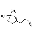 CAS 登录号：94944-62-4， 3-[(4S)-2,2-二甲基-1,3-二氧戊环-4-基]丙腈
