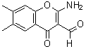 CAS#: 94978-87-7, 2-Amino-6,7-dimethyl-4-oxo-4H-chromene-3-carbaldehyde
