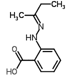 CAS 登录号：94980-76-4， 2-[(2E)-2-(2-丁烷亚基)肼基]苯甲酸